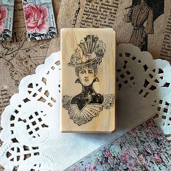 مهر چوبی بانوی ویکتوریایی