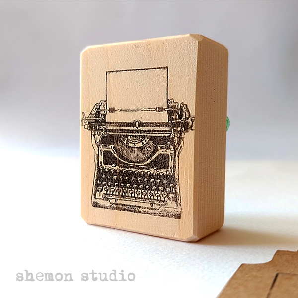 مهر چوبی طرح ماشین تایپ