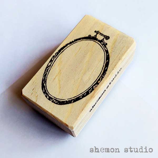 مهر چوبی طرح کارگاه گلدوزی