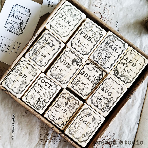 ست تقویم وینتیج میلادی