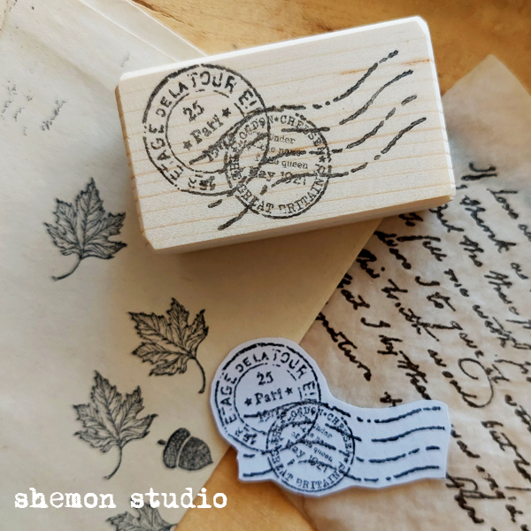 مهر چوبی طرح ویزا استمپ