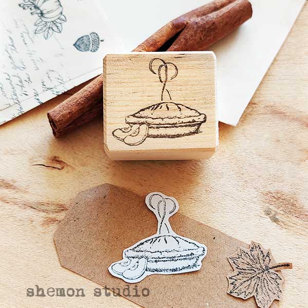 مهر چوبی طرح پای سیب