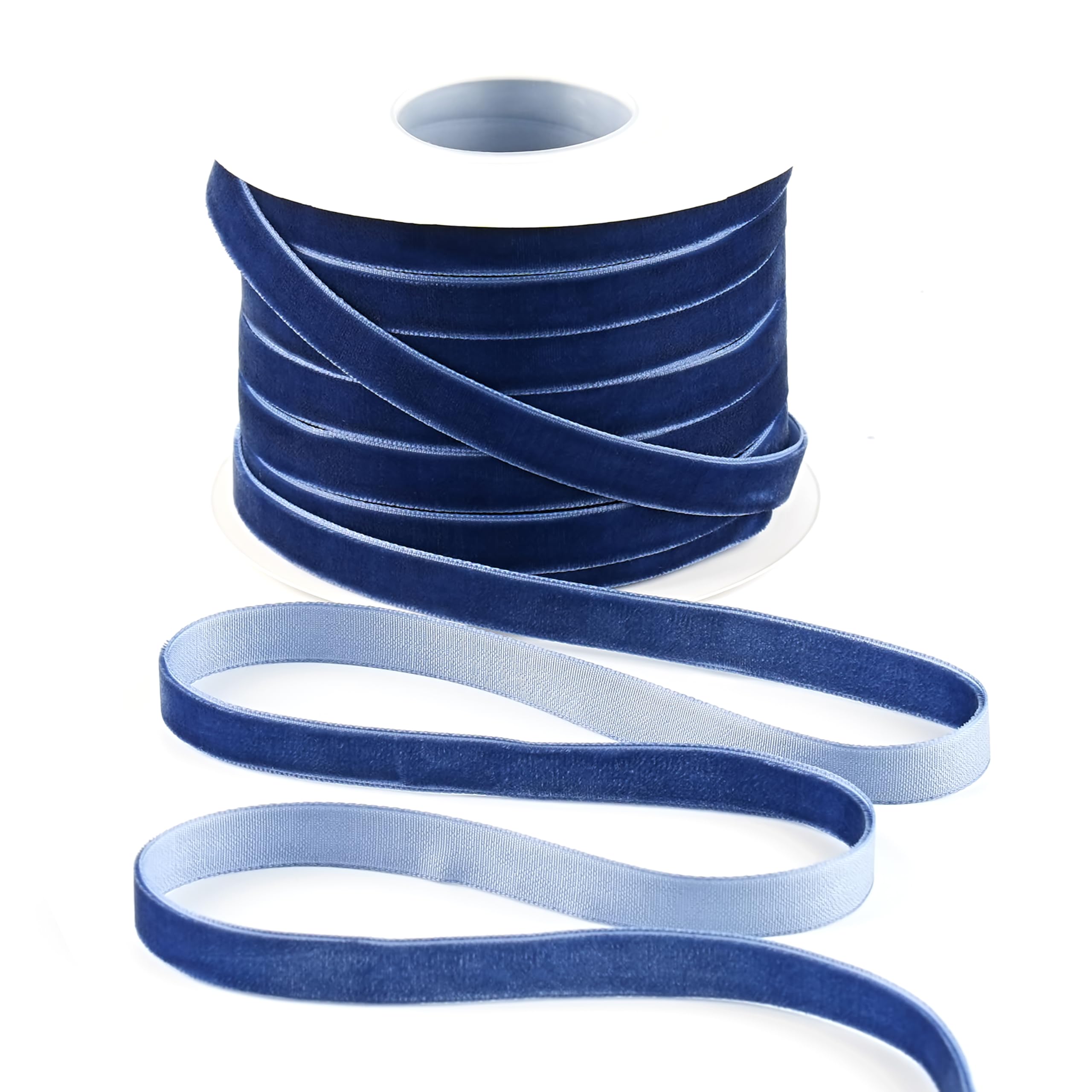 روبان مخمل آبی رویال یک سانتی